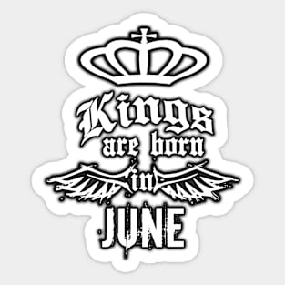 Kings of June Sticker